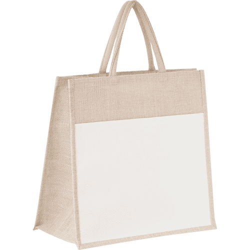 Unbranded image of the Natural Windsor Jute Shopper from Total Merchandise