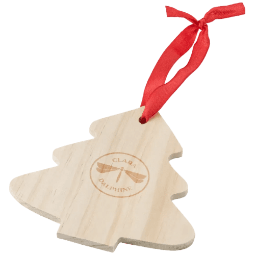 Promotional Wooden Tree Shaped Hanging Decoration from Total Merchandise
