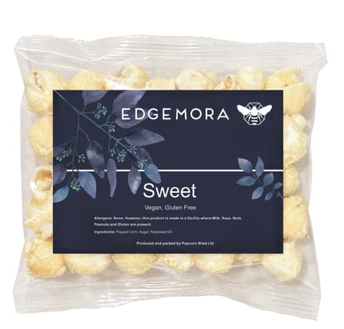 Custom Branded Small Bag of Everyday Popcorn in Clear/White from Total Merchandise