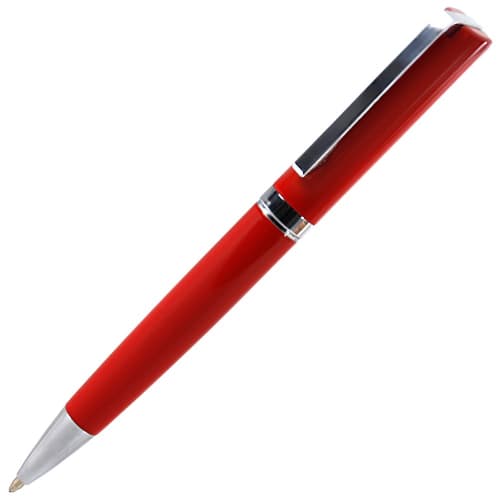 Custom branded Ambassador Ballpen with a printed design from total Merchandise - Red