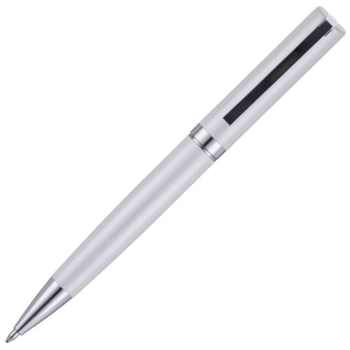 Promotional printed Ambassador Ballpen with a design from Total Merchandise - White