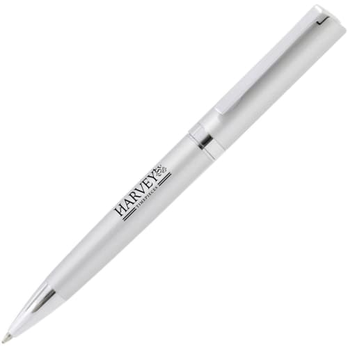 Logo branded Ambassador Ballpen with a design from Total Merchandise - Silver