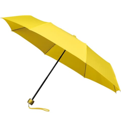 Branded Mini Max Windproof Folding Umbrella with a design from Total Merchandise - yellow