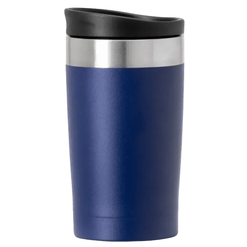 Branded Arusha Recycled Stainless Steel 350ml Coffee Cup with a design from Total Merchandise