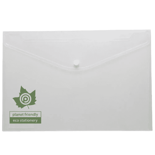 Promotional printed Recyclable Clear Ress stud Wallet with a design from Total Merchandise