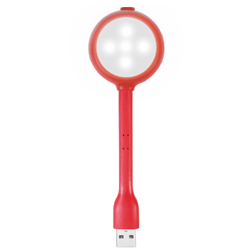 Light Up Multi USB Charger in Red