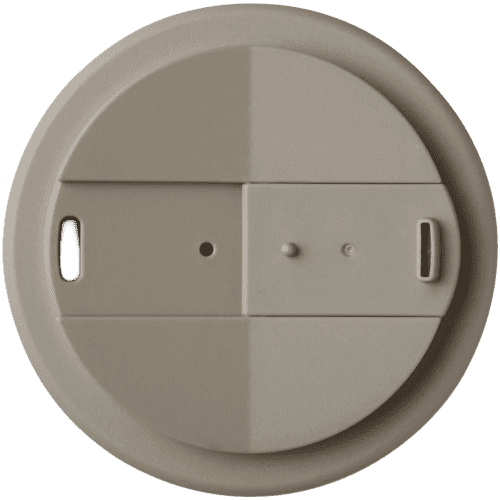 An image of the Pebble Grey Spill-Proof Lid from Total Merchandise