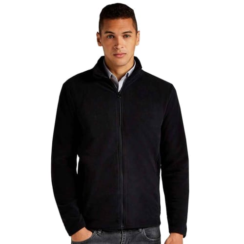 Custom branded Kustom Kit fleece with a design from Total Merchandise - Black