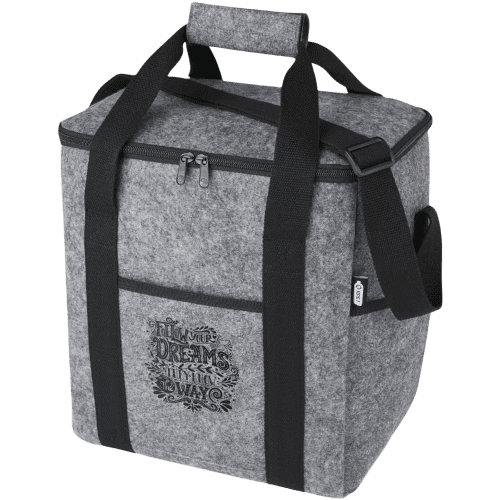 Promotional 21L Recycled Felt Bottle Cooler Bag printed with your logo from Total Merchandise