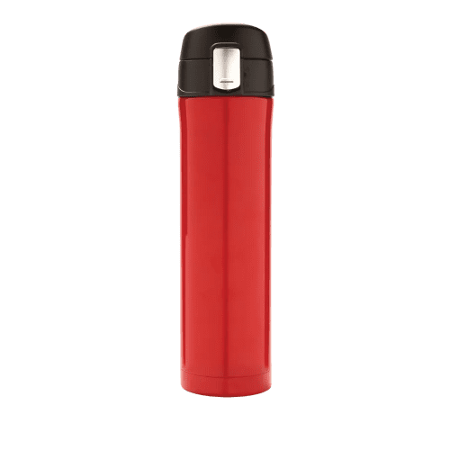 Personalised RCS Re-Steel Easy Lock Vacuum Flask in Red from Total Merchandise