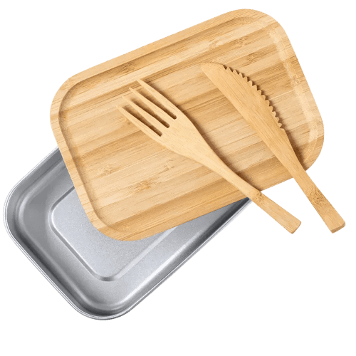 Logo branded Sariul Lunch Box with a design from Total Merchandise