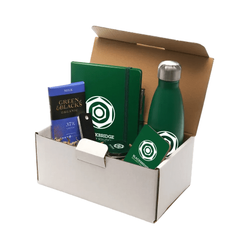 Custom Branded Premium Corporate Gift Set in Green printed with your logo from Total Merchandise