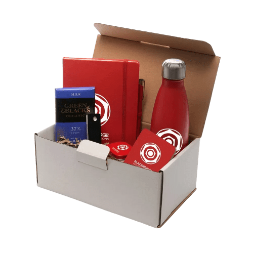 Custom Branded Premium Corporate Gift Set in Red printed with your logo from Total Merchandise