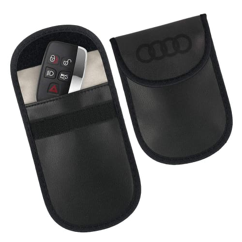 Signal Blocking Car Key Pouch in Black