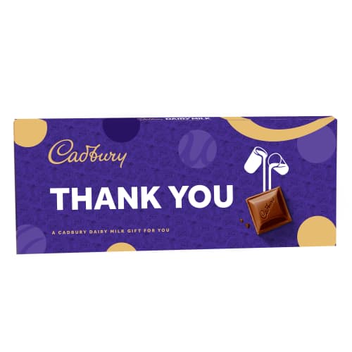 Custom Printed Dairy Milk Chocolate Bars 850g in Purple