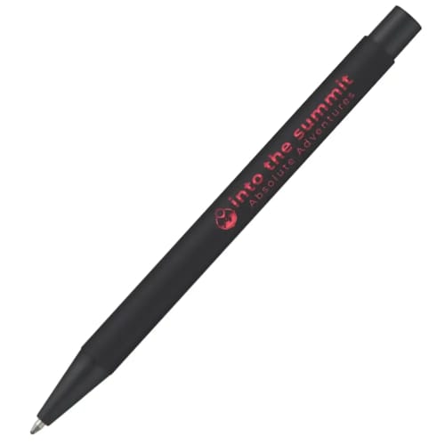 Personalisable Par Noir Softfeel Ballpen customised with your logo from Total Merchandise