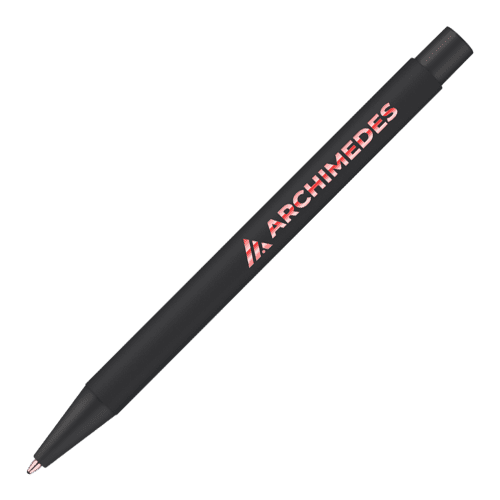 Personalisable Par Noir Softfeel Ballpen customised with your logo from Total Merchandise