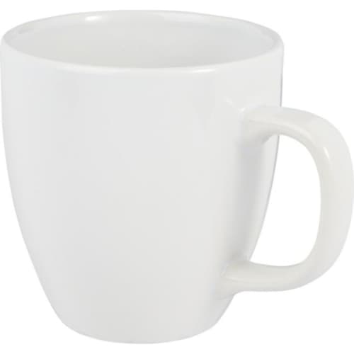 Personalised 430ml Ceramic Mug with a design from Total Merchandise - White