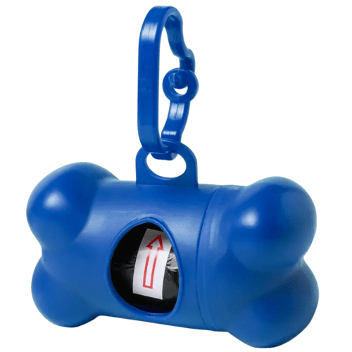 Promotional Pet Waste Bag Dispenser in Blue from Total Merchandise