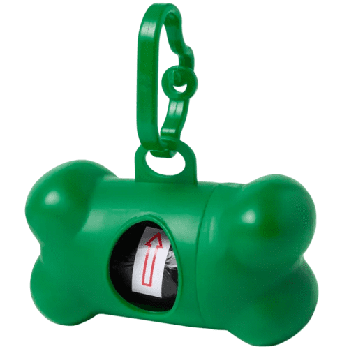 Custom printed Pet Waste Bag Dispenser in Green from Total Merchandise
