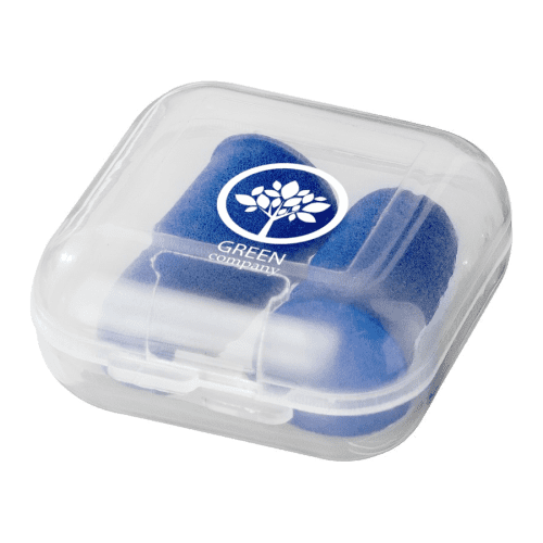 Earplugs With Travel Case in Royal Blue