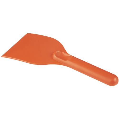 Custom Chilly Large Recycled Plastic Ice Scraper with a design from Total Merchandise - Orange