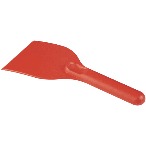 Personalised Chilly Large Recycled Plastic Ice Scraper with a design from Total Merchandise - Red
