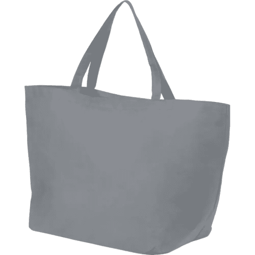 Logo branded Maryville Large Tote Bag with a design from Total Merchandise - Grey