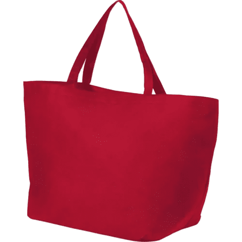 Logo branded Maryville Large Tote Bag with a design from Total Merchandise - Red