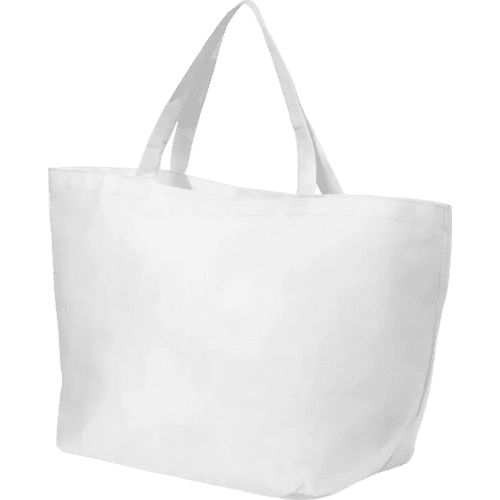 Promotional Maryville Large Tote Bag with a printed design from Total Merchandise - White