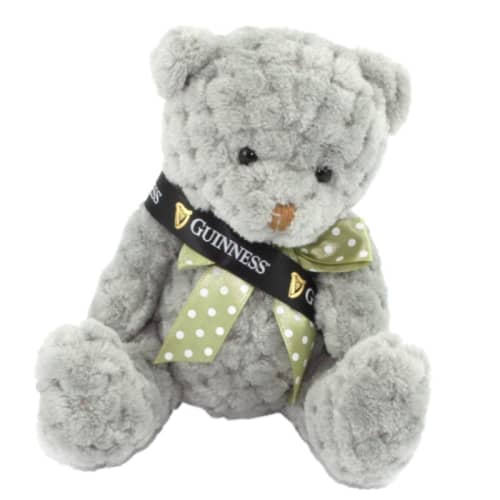 Promotional 15cm Waffle Bear with Sash in Smoke from Total Merchandise