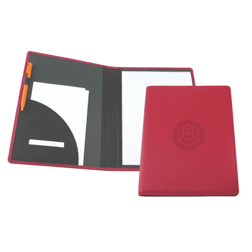 Custom Branded A4 Porto Recycled Conference Folders with a design from Total Merchandise