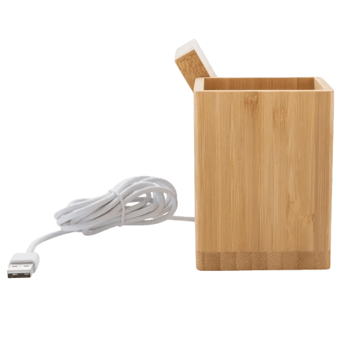 An image to show the lead that comes with the Calgary Bamboo Wireless Charger