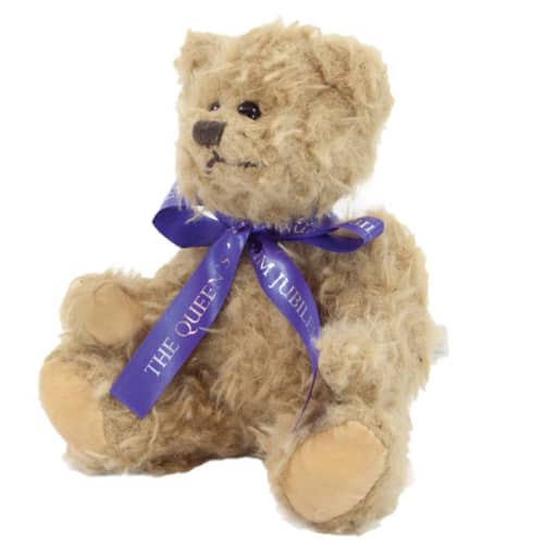 Custom branded 20cm Windsor Teddy Bear with a design from Total Merchandise