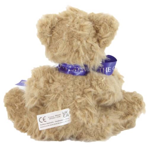 Promotional printed 20cm Windsor Teddy Bear with a logo from Total Merchandise