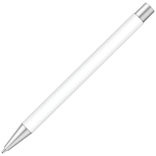 Custom printed Par Softfeel Ballpen with a design from Total Merchandise - White