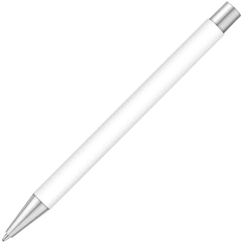 Custom printed Par Softfeel Ballpen with a design from Total Merchandise - White