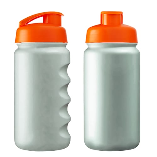 Custom Branded Recycled 500ml Loop Sports Bottle in Off White/Amber from Total Merchandise