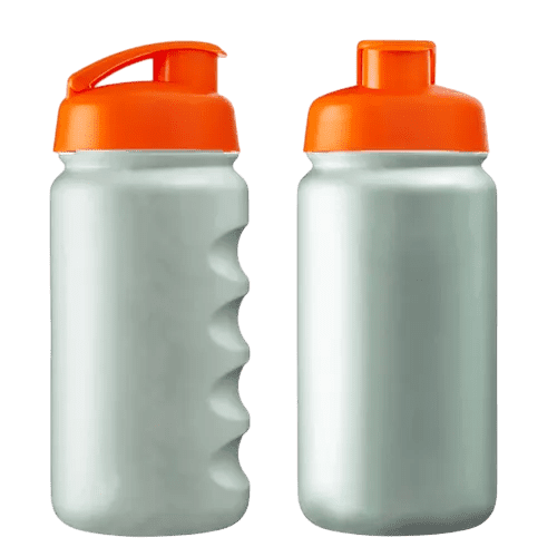 Custom Branded Recycled 500ml Loop Sports Bottle in Off White/Amber from Total Merchandise