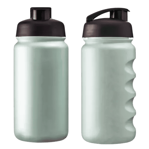 Promotional Recycled 500ml Loop Sports Bottle in Off White/Black from Total Merchandise