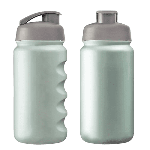 Custom printed Recycled 500ml Loop Sports Bottle in Off White/Grey from Total Merchandise