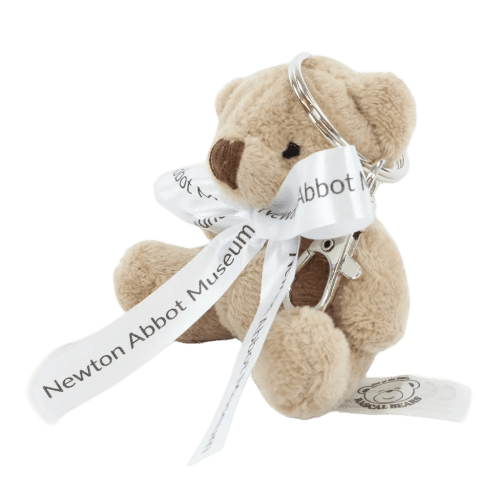 8cm Tubby Bear Keyrings with Bow