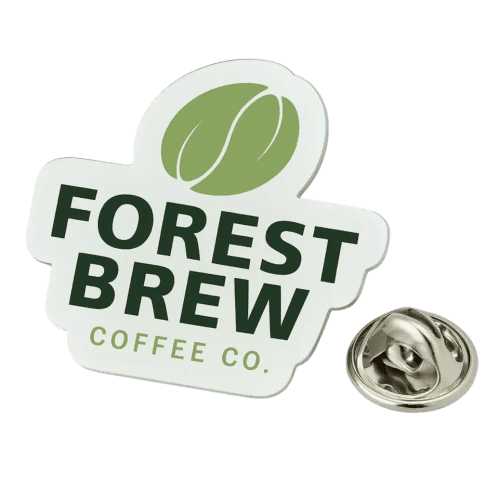 20mm Cut to Shape Metal Badges in Stainless Steel