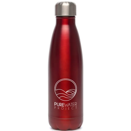 Promotional Ashford Plus Recycled Bottle with a design from Total Merchandise - Red