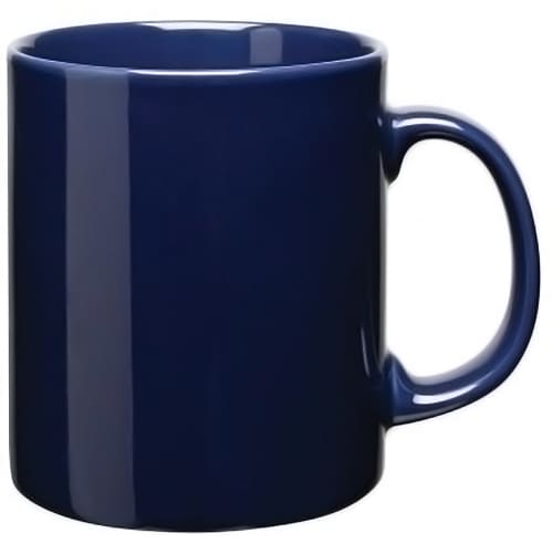 UK Printed Antimicrobial Durham Coloured Mugs in Midnight Blue from Total Merchandise