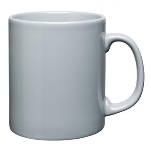 Promotional Antimicrobial Durham Coloured Mugs in Grey from Total Merchandise