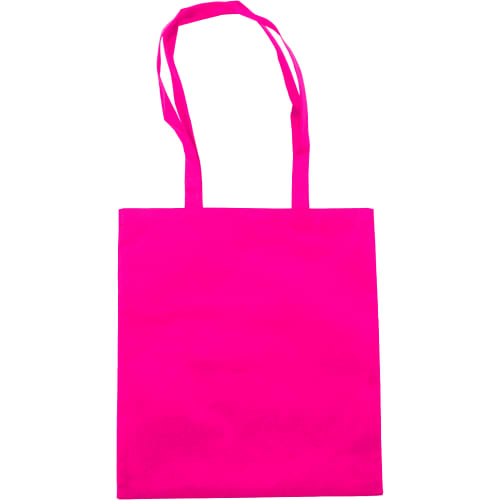 Promotional Non-Woven Shopping Bag in Pink printed with your logo from Total Merchandise