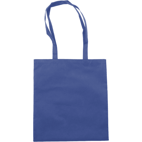 Custom printed Non-Woven Shopping Bag in Blue printed with your logo from Total Merchandise