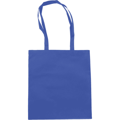 Logo printed Non-Woven Shopping Bag in Cobalt Blue printed with your logo from Total Merchandise