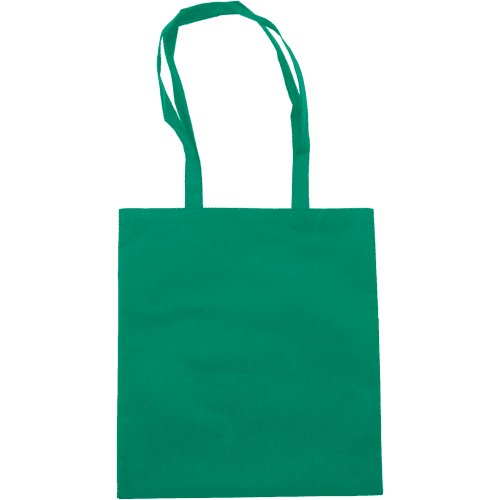 Logo printed Non-Woven Shopping Bag in Green printed with your logo from Total Merchandise